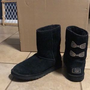 Ugg Crystal Bow Boots